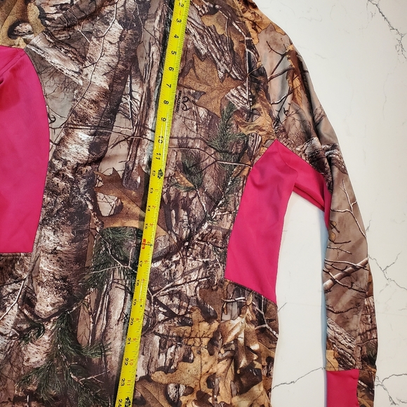 Realtree Fleece Lined Camouflage Ladies Pullover Sweatshirt ~ EUC - Picture 10 of 13
